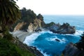 McWay Waterfalls at Beautiful Sunset, Road Number 1, California