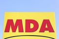 MDA logo on a panel