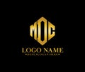 MDC Diamond Alphabet Logo Design Concept