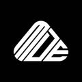 MDE letter logo creative design with vector graphic, MDE Royalty Free Stock Photo