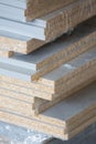 Mdf wood boards Royalty Free Stock Photo