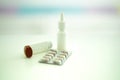 MDI and Nasal spray and blur Capsules in bleb package for asthma, cough or lung disease treatment