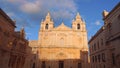 Mdina Cathedral in the historic capital city of Malta - MALTA, MALTA - MARCH 5, 2020
