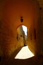 Silence streets of Maltese cities. Old town. Malta sightseeing