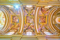 The decorations of the vault of St Paul Cathedral Royalty Free Stock Photo
