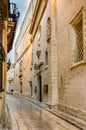 Mdina, Malta: narrow street of medieval town
