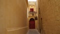 Mdina, Malta, street view Royalty Free Stock Photo