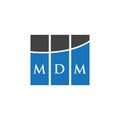 MDM letter logo design on WHITE background. MDM creative initials letter logo concept. MDM letter design.MDM letter logo design on Royalty Free Stock Photo