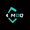 MDQ creative minimalist letter logo. MDQ unique vector initials alphabet letter logo design Royalty Free Stock Photo