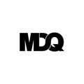 MDQ letter monogram logo design vector Royalty Free Stock Photo