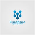 Elegant minimalist logo design Royalty Free Stock Photo