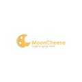 Moon Cheese logo design template