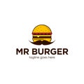 Mr. Burger\'s logo design template