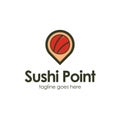 Sushi Point logo design template