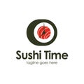 Sushi Time logo design template