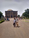 Me and my kajan going to vijapur kala photo Royalty Free Stock Photo