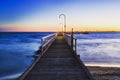 ME Port melbourne jetty sunset Royalty Free Stock Photo