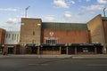 Meadow Lane is the home to Notts County Football Club in Nottingham Royalty Free Stock Photo