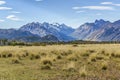 Meadow and Mountinas.Patagonia, Argentina