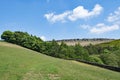 The meadowland approach to Stannage Edge, in idylic Haversage, Derbyshire.