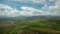 Meadowns, sown and track landscape