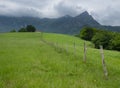 Meadows in the Araitz valley, Navarra Royalty Free Stock Photo