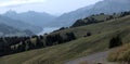 Evening on the Walensee, shot from Flumserberg