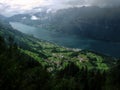 Stormy light on the Walensee, shot from Flumserberg