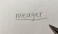 Meager