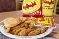 Meal at a BojanglesÃ¢â¬â¢ restaurant. Royalty Free Stock Photo