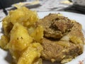 Meal Of Meat And Potatoes 