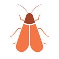 Meal moth icon Royalty Free Stock Photo