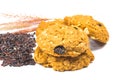 Meal rasin cookies Royalty Free Stock Photo
