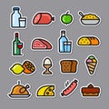 Meal stickers