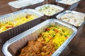 Meal In Take Away Containers Royalty Free Stock Photo