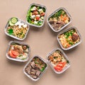 Daily meals delivery Royalty Free Stock Photo