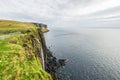 Mealt Falls seen from the Kilt Rock viewpoint, Isle of Skye Royalty Free Stock Photo