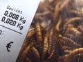 Mealworms the new super human food in a bag with price