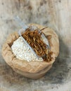 Mealworms, pur proteine in grain bag