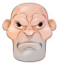 Mean Angry Cartoon Man