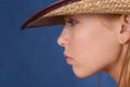 Mean cowgirl Royalty Free Stock Photo