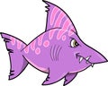 Mean Shark Vector Illustration Royalty Free Stock Photo