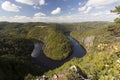 Meander of Vltava river