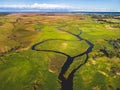 Meandering Biebrza river - amazonian style - National Park in Poland