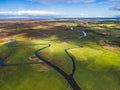 Meandering Biebrza river - amazonian style - National Park in Poland