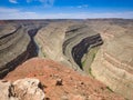 The Meandering San Juan River at Goosenecks State Park, Utah Royalty Free Stock Photo