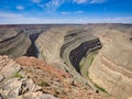 The Meandering San Juan River at Goosenecks State Park, Utah Royalty Free Stock Photo