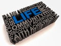 Meaning of life Royalty Free Stock Photo