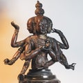 Sculpture of Chakrasamvara, the god of meditation in Buddhism