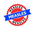 MEASLES Bicolor Clean Rosette Template for Seals
